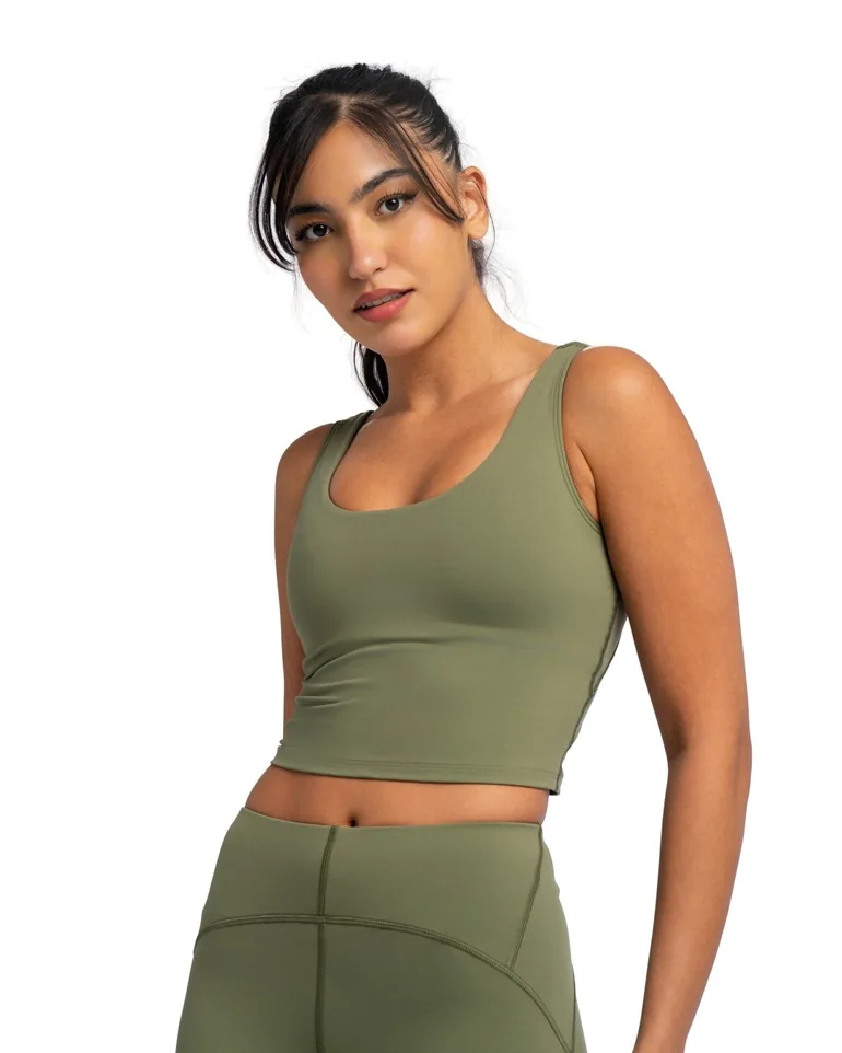 Freestyle Bra - CORE MUSK GREEN - 2