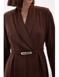 Belted Loose Jumpsuit - 6