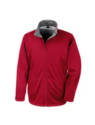 Result Core Mens Soft Shell 3 Layer Waterproof Jacket - Red