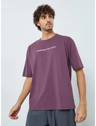 Cotton Rich Oversized Athleisure T-Shirt - 2