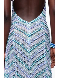 Ignatia Plunge Stripe Maxi Dress - 5