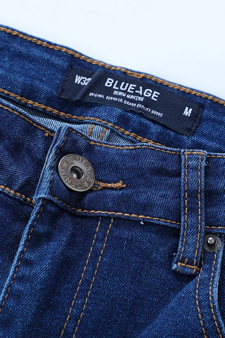 Straight Fit Stretch Jeans - 6