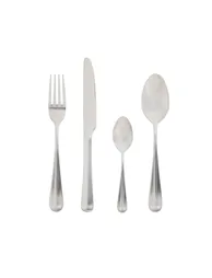 16-Piece Materi Matte Stainless Steel Cutlery Set
