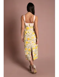 Coast Muse Sequin Floral Pencil Dress - 2