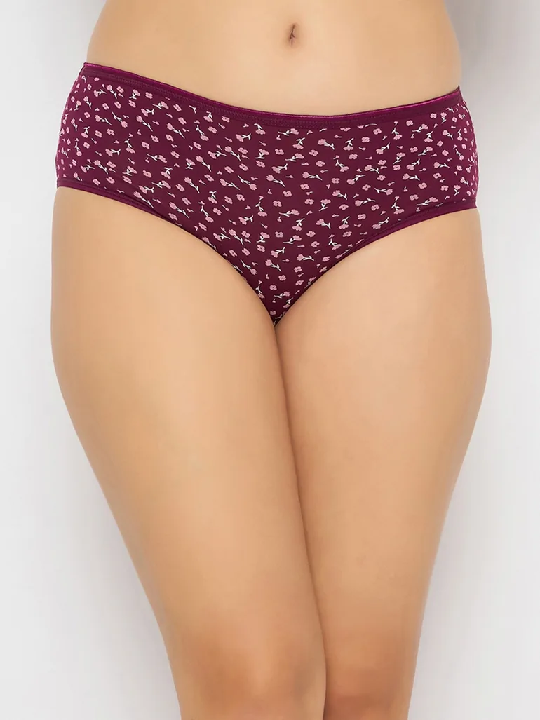 Set of 3 - Mid Rise Printed Hipster Panties - 2