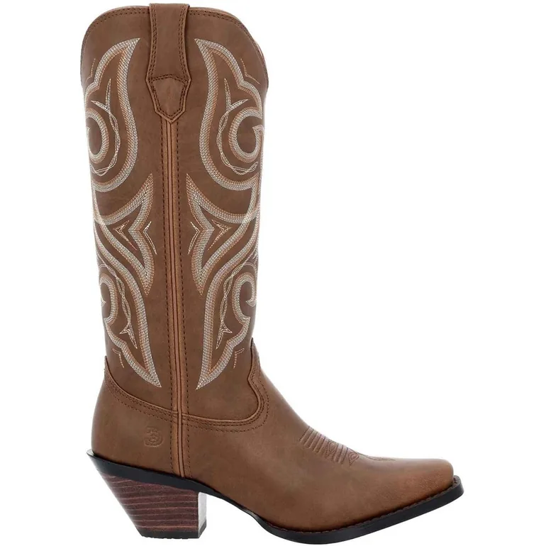 Durango Womens/Ladies Crush Cowboy Boots - Milk Chocolate - 3