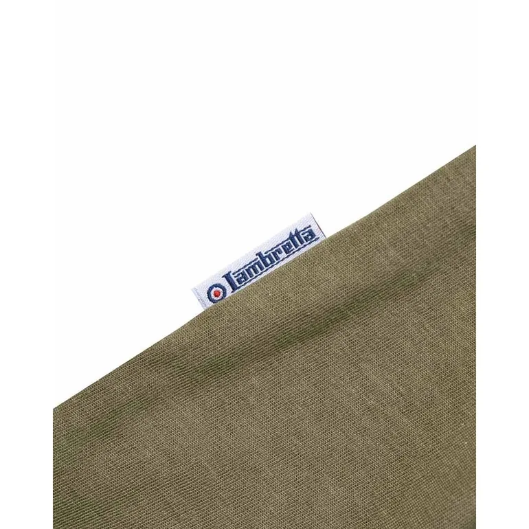 Lambretta Mens Vinyl Record T-Shirt - Khaki - 3