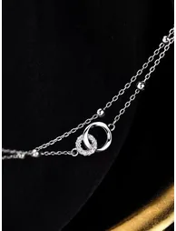 Silver Circle Bracelet - 4