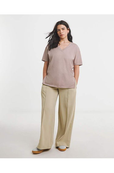 Oversized Slouchy V Neck T-Shirt