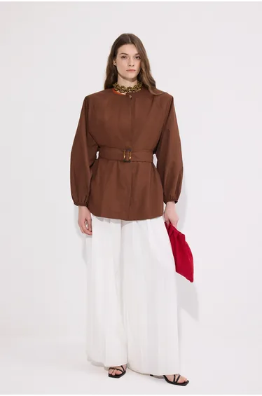 جاكيت توشيه بريفيه بني