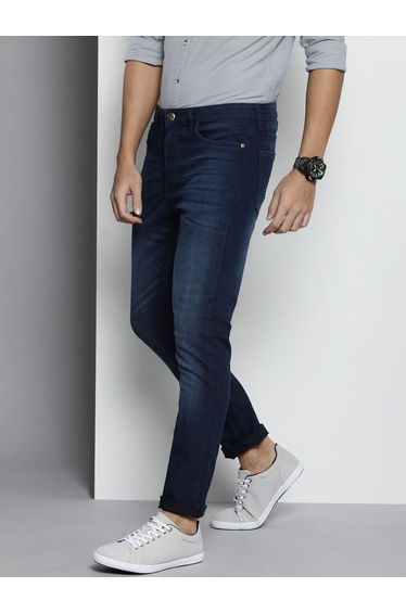 Men Slim Fit Solid Jeans