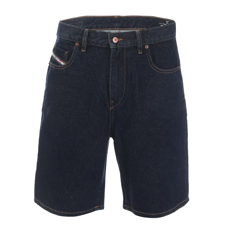Men's Diesel D-STRUKT Denim Shorts in Blue