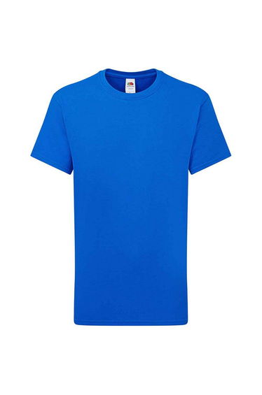 Fruit of the Loom Childrens/Kids Iconic 195 Premium T-Shirt - Royal Blue