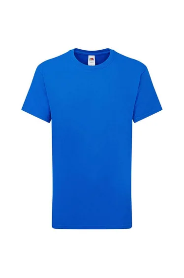 Fruit of the Loom Childrens/Kids Iconic 195 Premium T-Shirt - Royal Blue