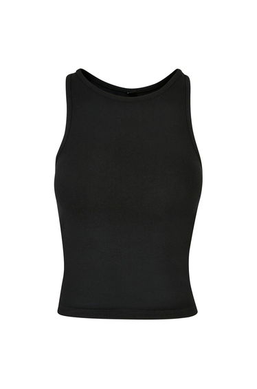 Womens/Ladies Racerback Tank Top - Black