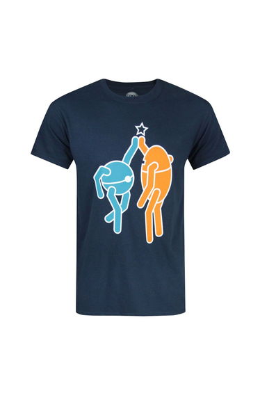 Portal 2 Official Mens Hi Five T-Shirt - Blue