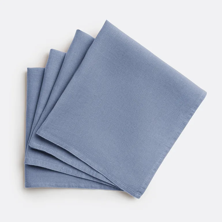 Set of 4 Victorine Best Quality Linen Napkins - 2