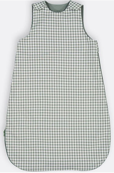Tiny Vichy Summer Sleeping Bag in Cotton
