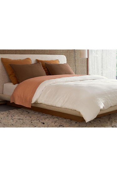 Elina Washed Linen Flat Sheet
