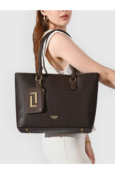 Women Choco Mono Sherryl25 Pro Laptop Handbag
