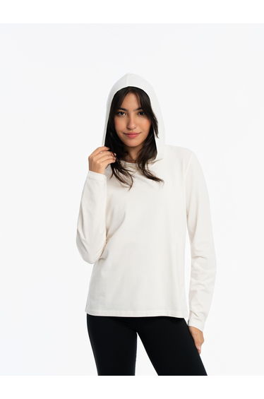 Hooded Top - SEASONAL WHITE